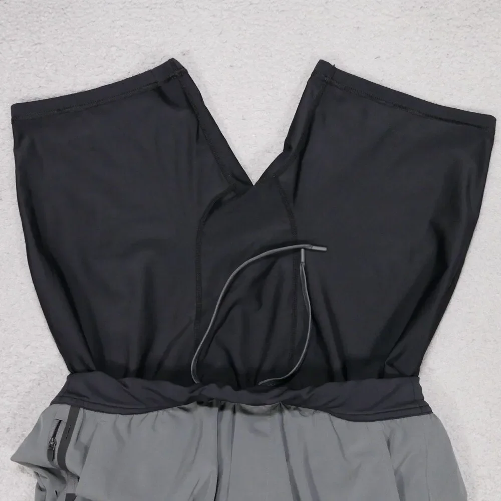Ten Thousand Shorts Mens Large Gray Interval Athletic Lined 7" Inseam - Picture 7 of 11